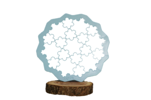 Schneekristall-Plätzchen-Form